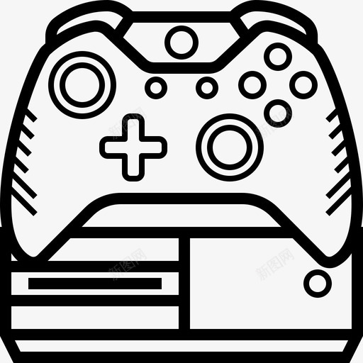 xbox游戏系统任务召唤控制台图标svg_新图网 https://ixintu.com xboxone控制台概述 xbox游戏系统 任务召唤 控制台 控制器 游戏