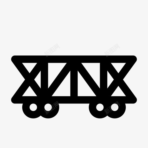 火车有轨电车铁路车厢图标svg_新图网 https://ixintu.com 有轨电车 火车 纯线路 运输 铁路车厢