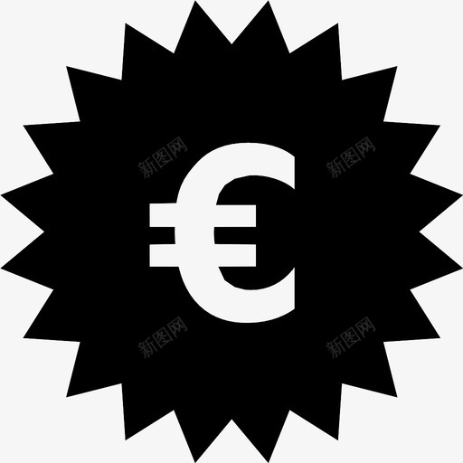 欧元货币买入定价图标svg_新图网 https://ixintu.com 买入 卖出 定价 欧元货币