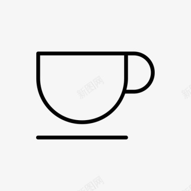 茶饮料杯子图标图标