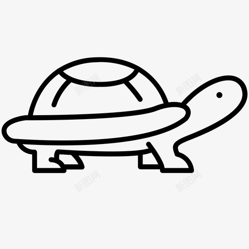 乌龟动物森林图标svg_新图网 https://ixintu.com 乌龟 乌龟收藏 动物 宠物 森林