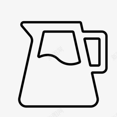水壶陶器饮料图标图标