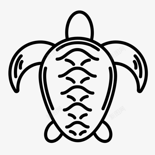 海龟海洋动物海洋生物图标svg_新图网 https://ixintu.com 乌龟 海洋动物 海洋生物 海龟