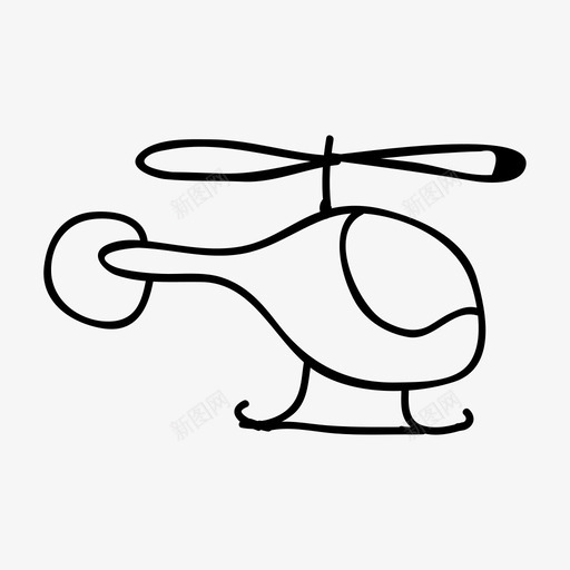 直升机运输车辆图标svg_新图网 https://ixintu.com 直升机 车辆 运输
