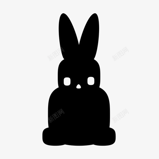 兔子穴居野兔图标svg_新图网 https://ixintu.com 1001杂项 兔子 宠物 穴居 野兔