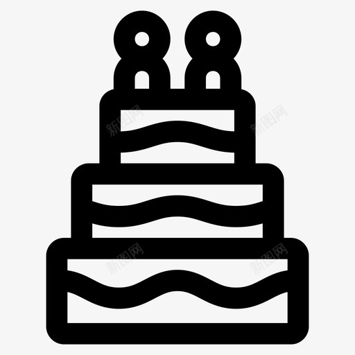 结婚蛋糕生日蛋糕订婚图标svg_新图网 https://ixintu.com 大胆 生日蛋糕 结婚 结婚蛋糕 订婚