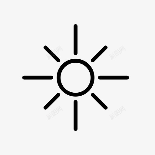 阳光明亮图标svg_新图网 https://ixintu.com 明亮 阳光