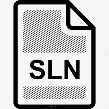 sln文件扩展名格式图标图标