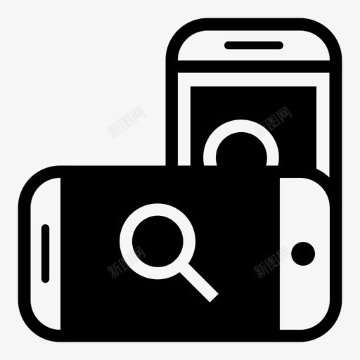 智能手机搜索查找样机图标svg_新图网 https://ixintu.com 智能手机搜索 智能手机样机2 查找 样机