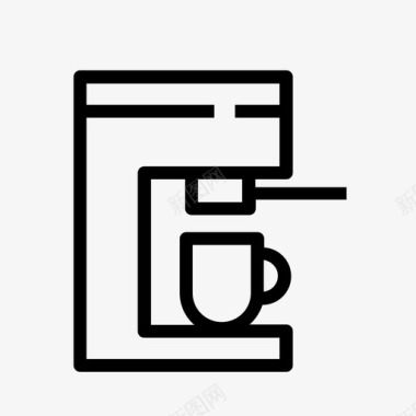 咖啡机自助餐厅饮料图标图标