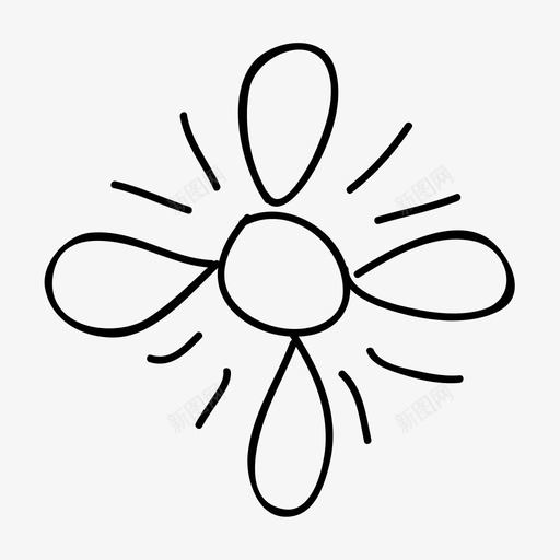 花装饰自然图标svg_新图网 https://ixintu.com 植物 自然 花 装饰