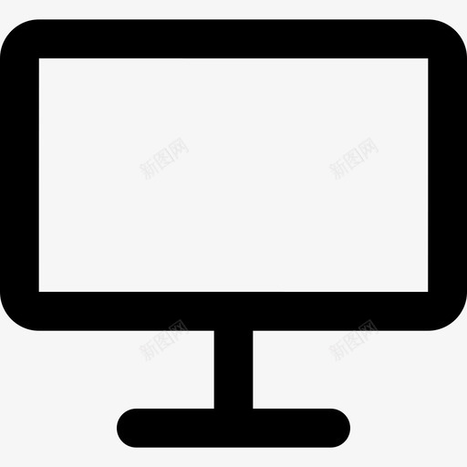 显示器计算机计算机显示器图标svg_新图网 https://ixintu.com 屏幕 显示器 桌面显示器 计算机 计算机和电子设备4像素冲程48x48像素 计算机显示器