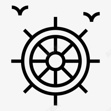 船轮船航海图标图标