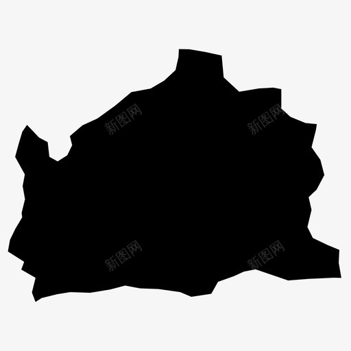 维也纳奥地利地图图标svg_新图网 https://ixintu.com 地图 奥地利 奥地利各州 州 维也纳