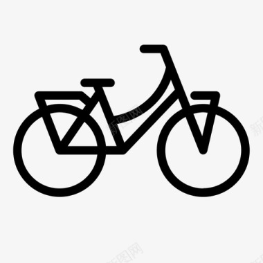 重型自行车重型骑行图标图标