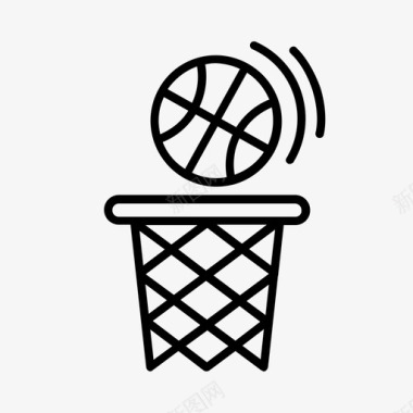 篮球篮球圈游戏图标图标