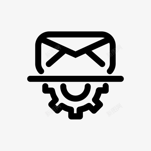 邮件设置电子邮件固定装置图标svg_新图网 https://ixintu.com 固定装置 安装 电子邮件 邮件设置 首选项
