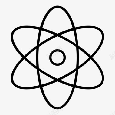 科学原子图标图标