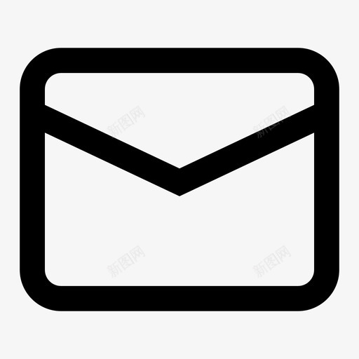 邮件物料基本界面图标svg_新图网 https://ixintu.com 物料基本界面 邮件