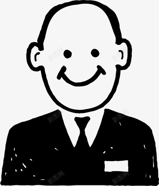 经理卡通男性图标svg_新图网 https://ixintu.com 个人 卡通 男性 经理 行业