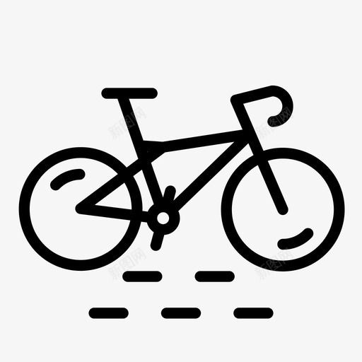 自行车运动旅行图标svg_新图网 https://ixintu.com 旅行 自行车 运动