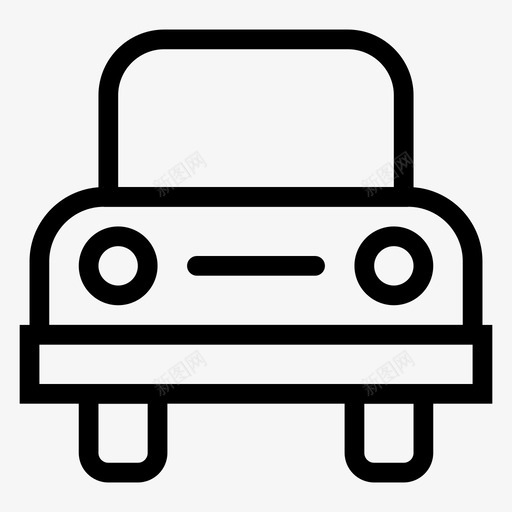 汽车运输旅行图标svg_新图网 https://ixintu.com 旅行 汽车 车辆 运输 运输线图标