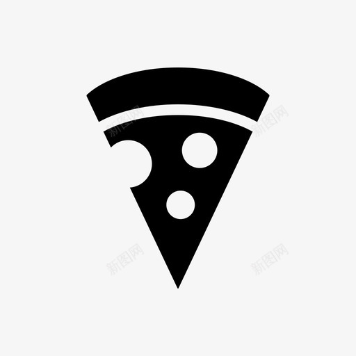 披萨快餐垃圾食品图标svg_新图网 https://ixintu.com 垃圾食品 好吃 快餐 披萨