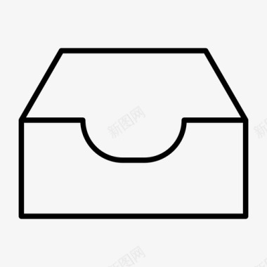 收件箱存档电子邮件图标图标