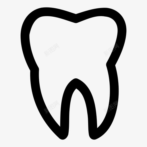 牙齿牙医健康图标svg_新图网 https://ixintu.com 健康 牙医 牙根 牙齿 磨牙