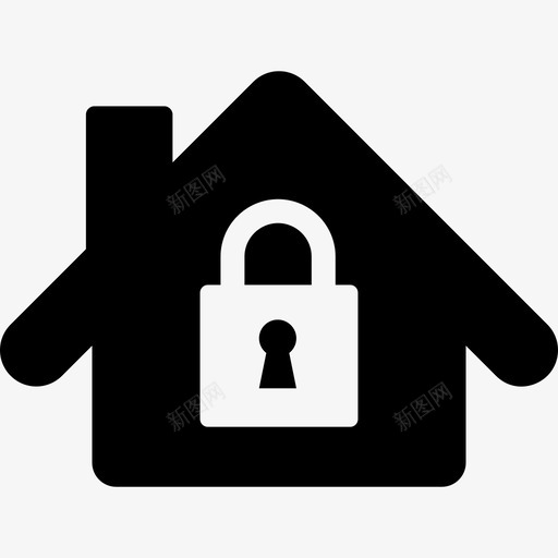 安全屋家保险图标svg_新图网 https://ixintu.com 保险 安全 安全屋 家 真实状态 锁