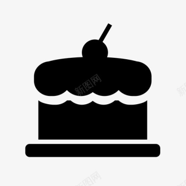 BBQ-蛋糕图标