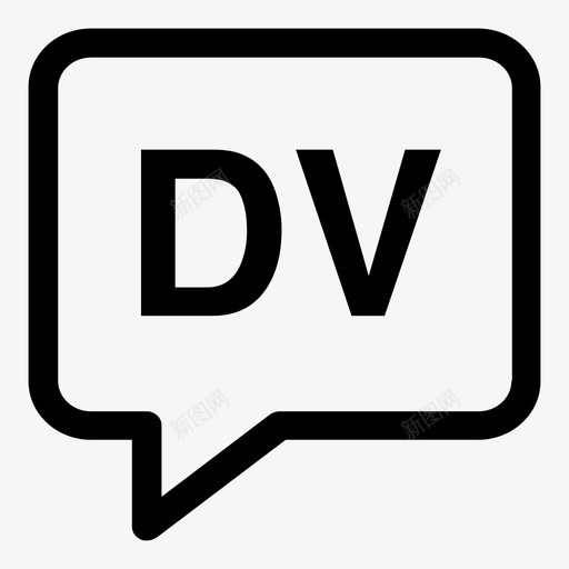 divehibubbledv图标svg_新图网 https://ixintu.com bubble divehi dv 口语 语言 语言代码2个字母笔划