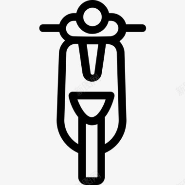 摩托车滑板车车辆图标图标