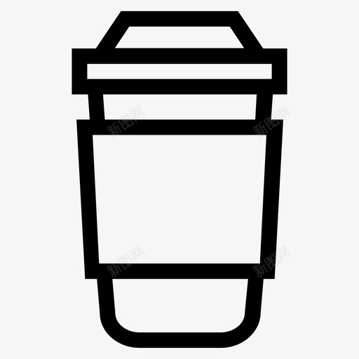外卖咖啡杯咖啡因卡布奇诺图标svg_新图网 https://ixintu.com 一次性 卡布奇诺 咖啡因 外卖咖啡杯 星巴克 纸质
