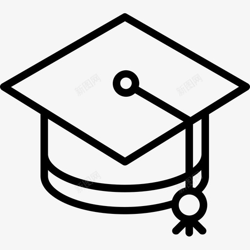 学习证书学位图标svg_新图网 https://ixintu.com 办公设备1 学习 学位 抵押贷款 毕业 证书