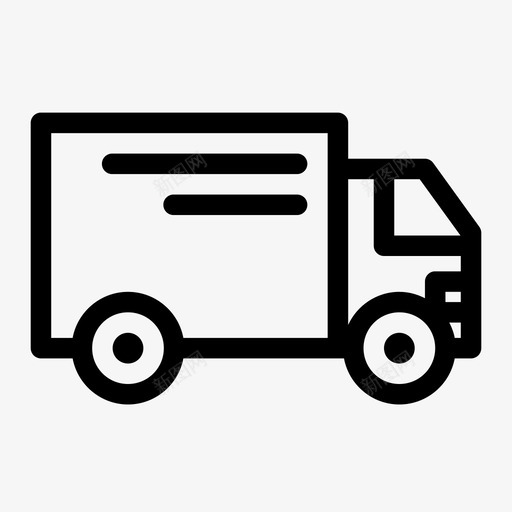 送货送货车船运图标svg_新图网 https://ixintu.com 卡车 缝纫机 船运 送货 送货车