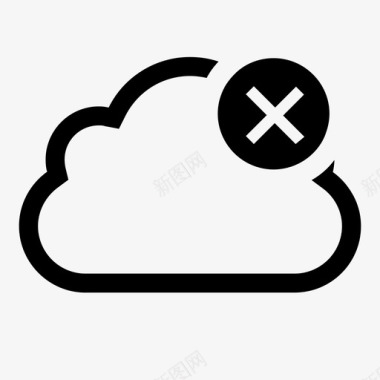 云存储错误云存储存储错误图标图标