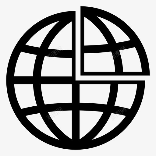 市场份额业务份额全球业务图标svg_新图网 https://ixintu.com 业务份额 全球业务 全球市场 市场份额