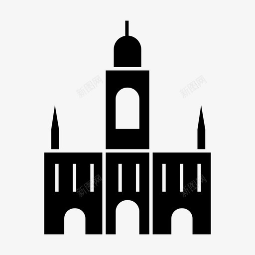 布鲁塞尔建筑地标图标svg_新图网 https://ixintu.com 地标 布鲁塞尔 建筑 旅游 纪念碑 首都世界地标符号