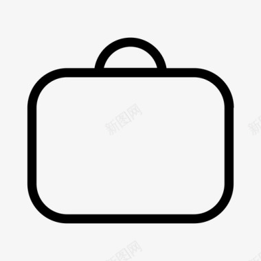 手提箱包行李图标图标