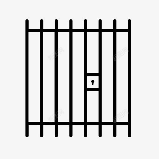 拘留室法庭法律图标svg_新图网 https://ixintu.com 保安 拘留室 法庭 法律