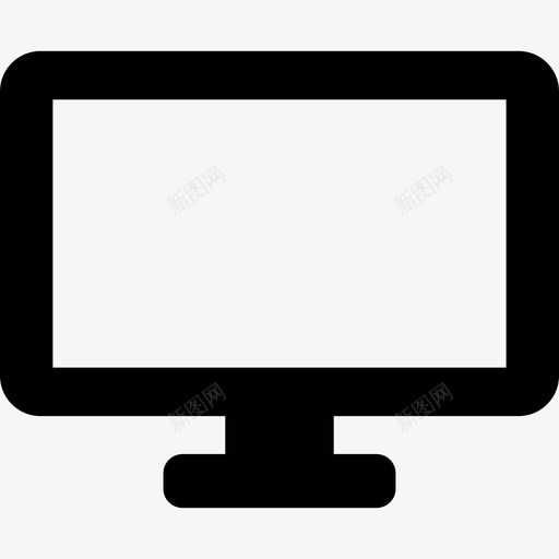 电脑屏幕电子设备图标svg_新图网 https://ixintu.com 电子设备 电脑屏幕