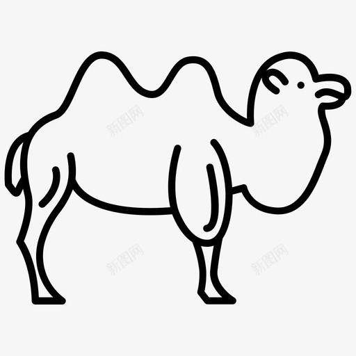 单峰骆驼动物骆驼图标svg_新图网 https://ixintu.com 动物 单峰骆驼 沙漠 骆驼 骆驼收藏