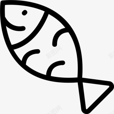 鱼食物健康食品图标图标