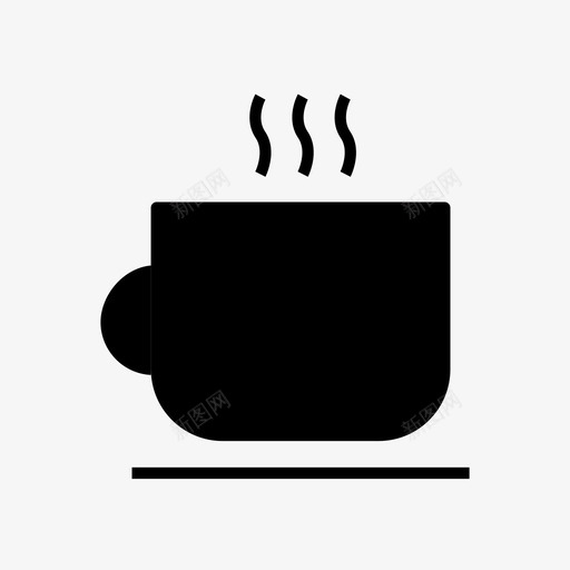 咖啡杯子茶图标svg_新图网 https://ixintu.com 咖啡 杯子 热咖啡 茶 醒醒