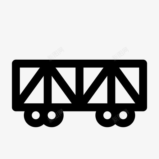 火车有轨电车铁路车厢图标svg_新图网 https://ixintu.com 有轨电车 火车 纯线路 运输 铁路车厢
