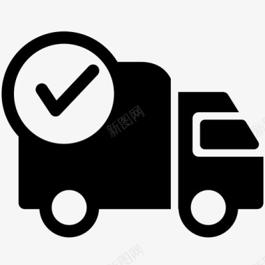 订单确认物流运输图标图标