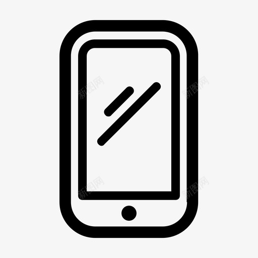 智能手机小工具iphone图标svg_新图网 https://ixintu.com iphone 小工具 手机 智能手机 科技