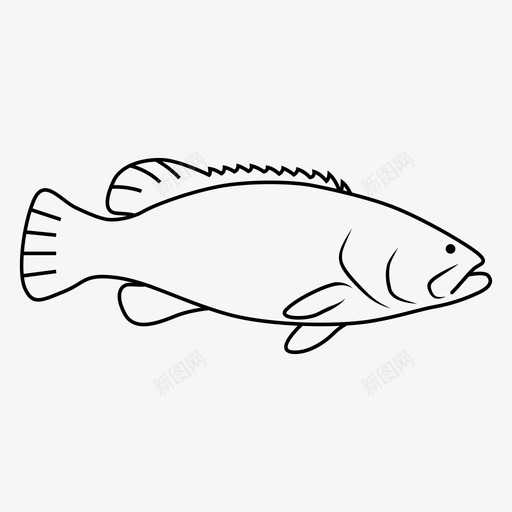 鱼动物水族馆图标svg_新图网 https://ixintu.com 动物 水族馆 海洋 鱼