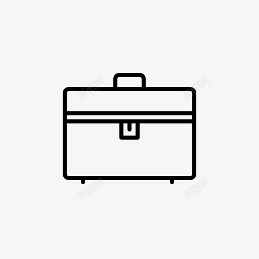 公文包包商务图标svg_新图网 https://ixintu.com 公文包 办公室 办公用品 包 商务 手提箱